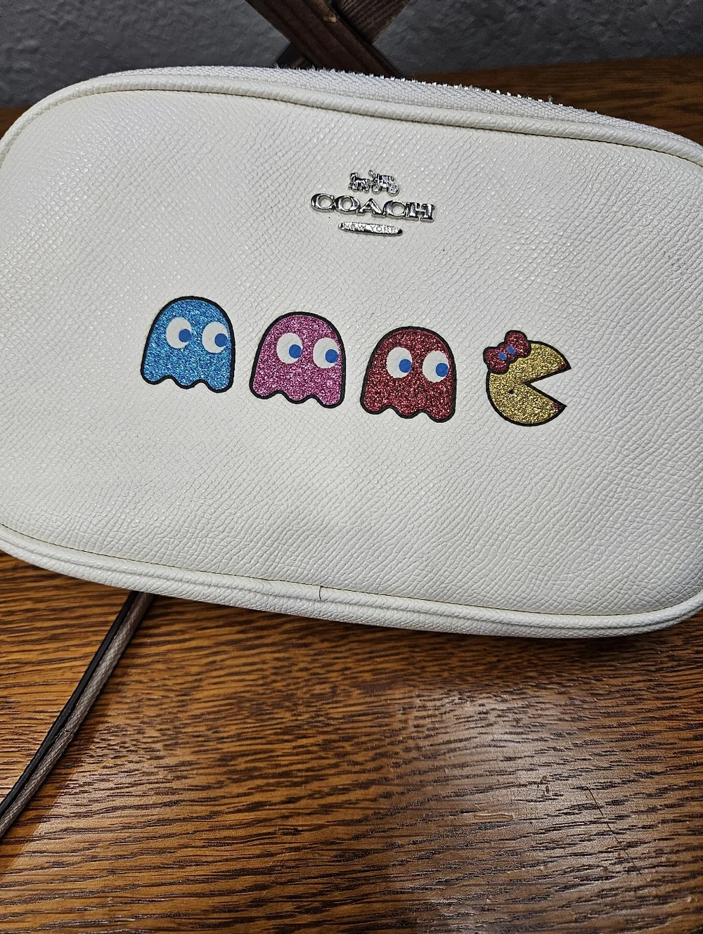 Coach x Pac-Man Double Zip Crossbody Mini Bag - Picture 15 of 15